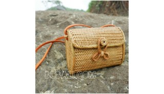 wallet purses bag ata grass hand woven handmade balinese design